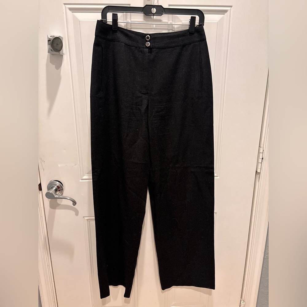 Vintage Chanel wool cashmere pants sz 42